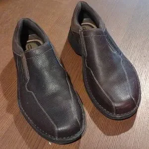 Skechers Relaxed Step Slip On Leather Casual Loafers Black 61052 Men\'s Size 10.5 Skechers | Shoes | Skechers Relaxed Step Slip On Leather  main image 4